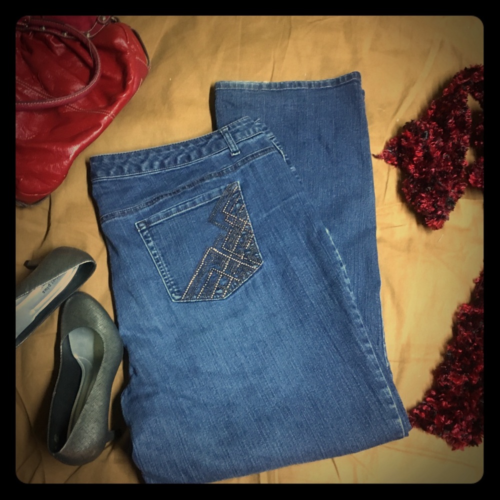 Style & Co Tummy Control Straight Leg Jeans
